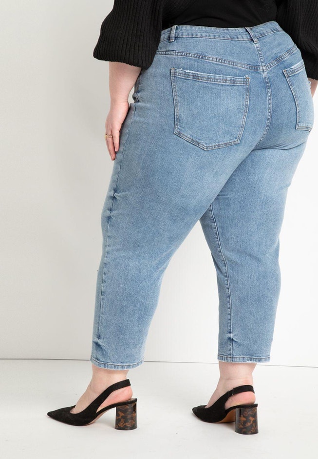 Viola Fit Stretch Denim Mom Jean image number 1