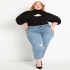 Viola Fit Stretch Denim Mom Jean image number null