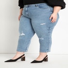 Viola Fit Stretch Denim Mom Jean image number null