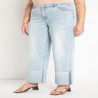 Cuffed Straight Leg Jean image number null