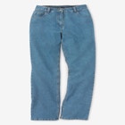 Perfect All-Cotton Back-Elastic Denim Jeans image number null