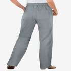Perfect Back-Elastic Gap-Free Straight-Leg Cotton Jeans image number null