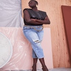 Classic Fit Distressed Boyfriend Jean image number null