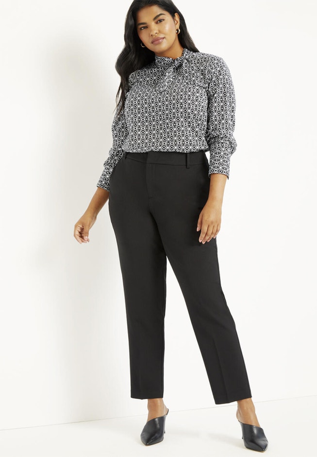 Slim Leg Venice Crepe Trouser image number 0