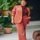 Flare Leg Corduroy Pant image number null