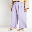 Belted Trouser With Side Slit image number null
