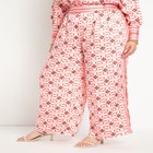 Printed Wide Leg Trouser image number null