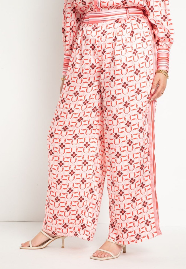 Printed Wide Leg Trouser image number 1