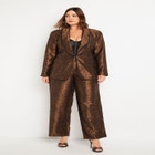 Wide Leg Brocade Pant image number null