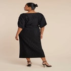 Draped Plisse Dress image number null