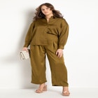 Wide Leg Satin Pant image number null