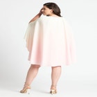 Ombre Mini Cape Dress image number null