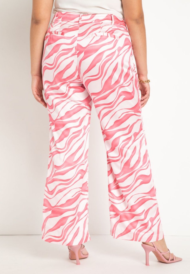 Zebra Print Trousers image number null