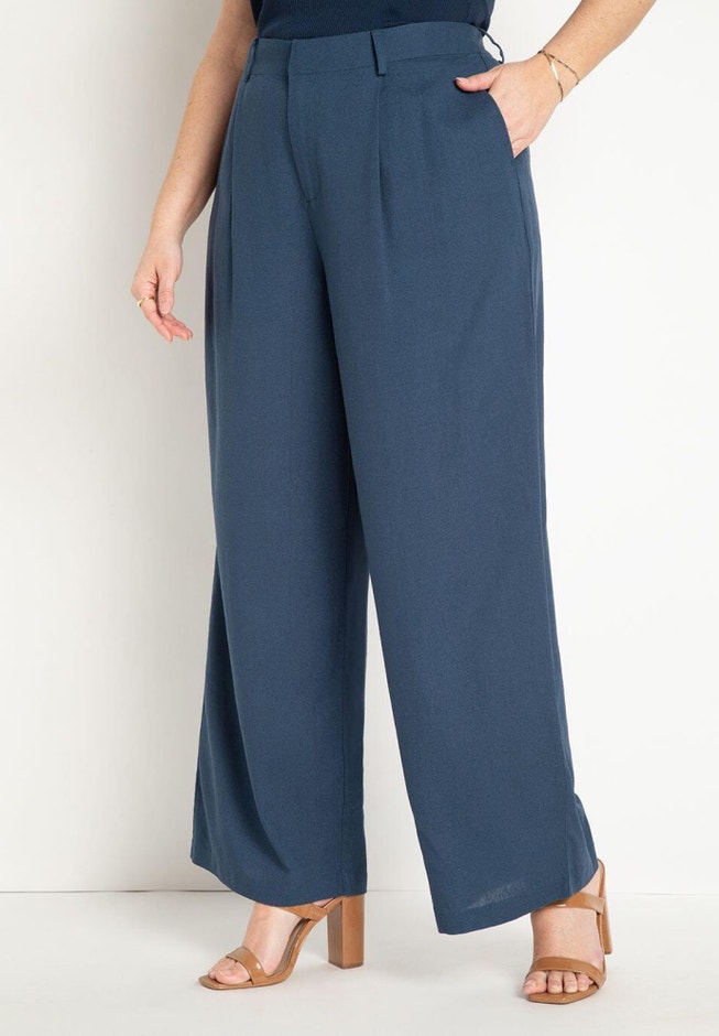 Wide Leg Linen Pant image number null