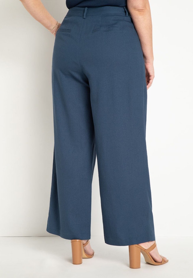Wide Leg Linen Pant image number null