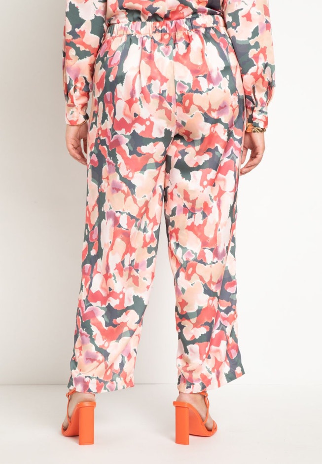 Printed Satin Pant image number 3