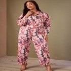 Printed Satin Pant image number null