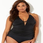 Plunge Tankini Top image number null