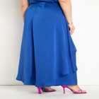 Wide Leg Pant with Attached Overskirt image number null