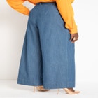 Belted Pleated Wide Leg Pant image number null