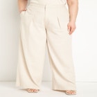 Wide Leg Linen Blend Pant image number null