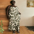 Pull On Wide Leg Pant with Slit Hem image number null