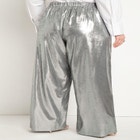 Metallic Wide Leg Pant image number null