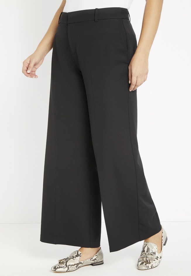 Wide Leg Venice Crepe Trouser image number 1