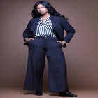 Wide Leg Venice Crepe Trouser image number null