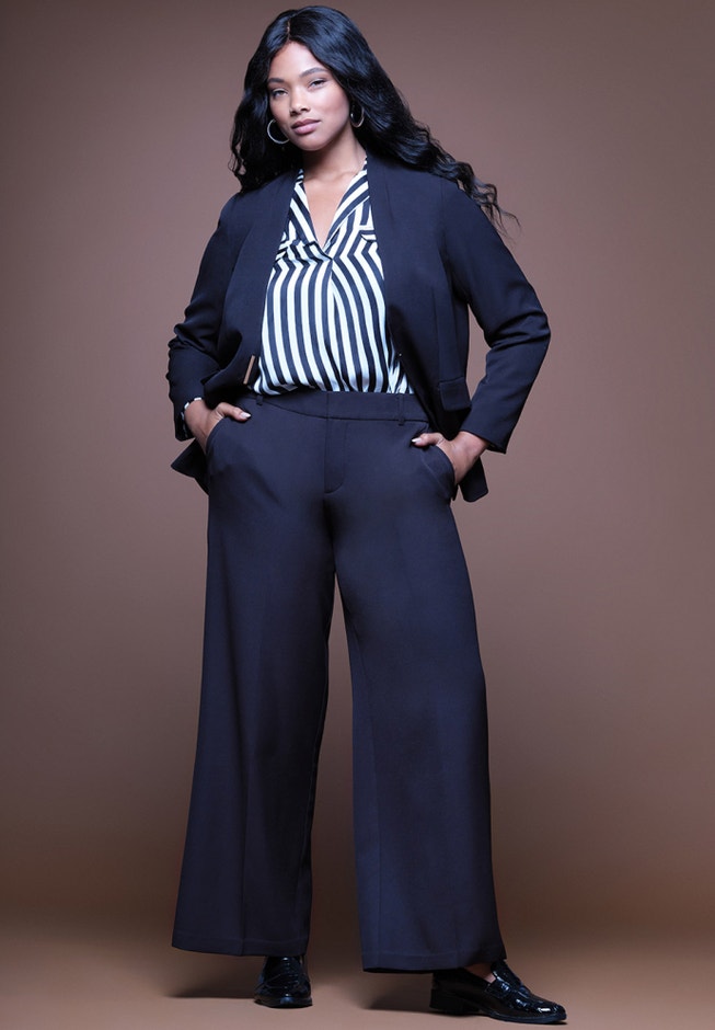 Wide Leg Venice Crepe Trouser image number 3