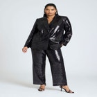 Boxy Sequin Blazer image number null