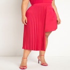 Asymmetrical Pleated Skirt image number null