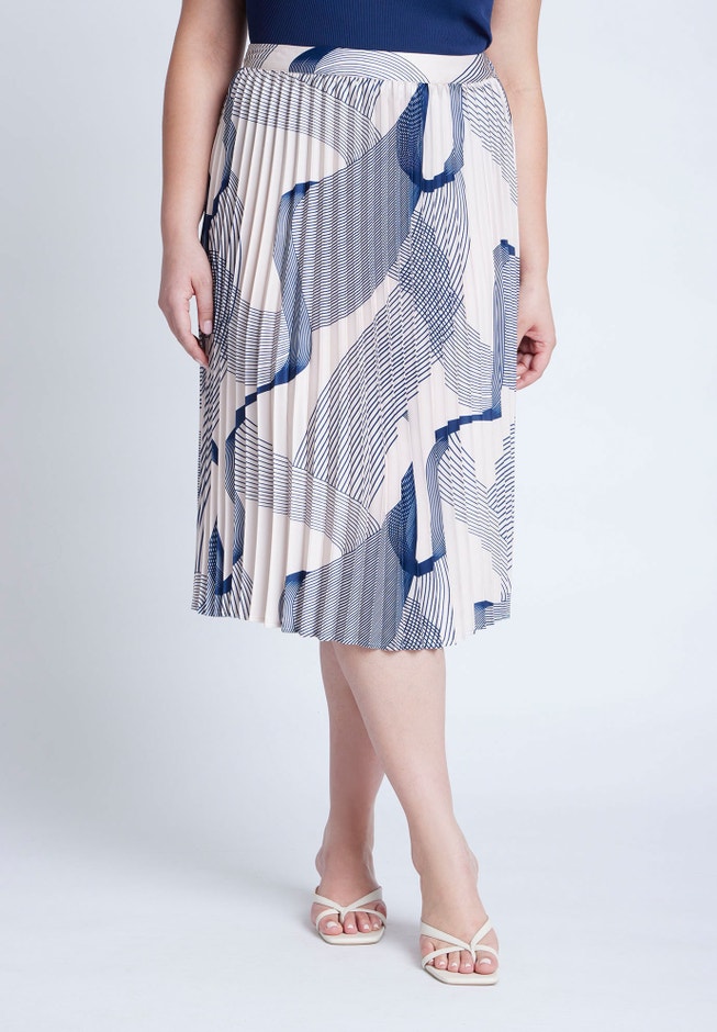 Pleated Midi Skirt image number 2