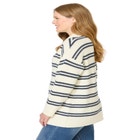 Waffle Polo Sweater image number null