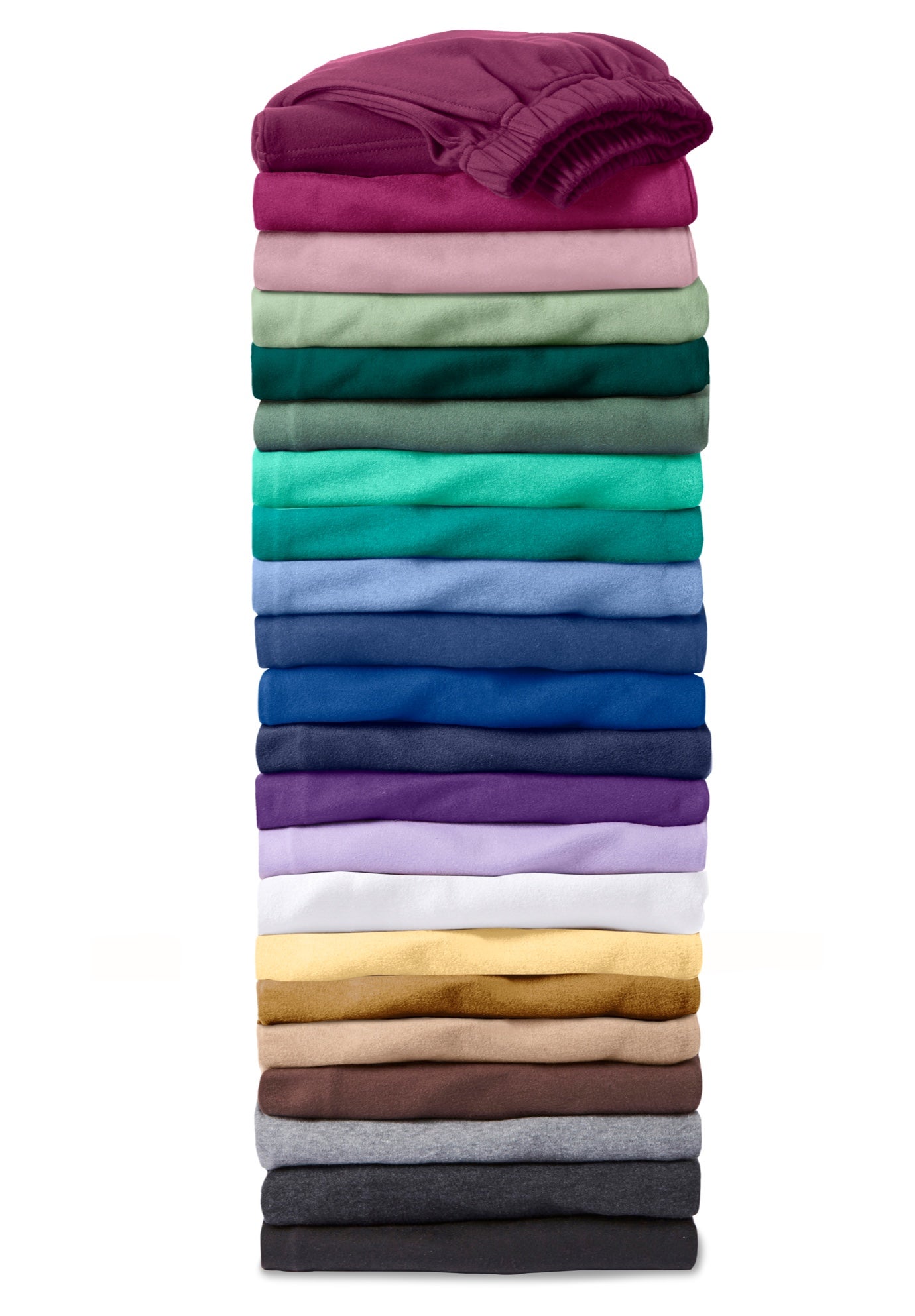 7-Day Straight-Leg Elastic-Waist Stretchy Knit Pant image number 6