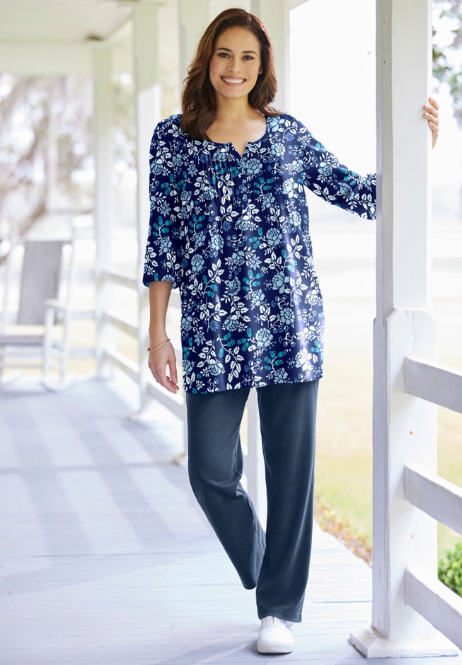 7-Day Knit Straight Leg Pant image number 6