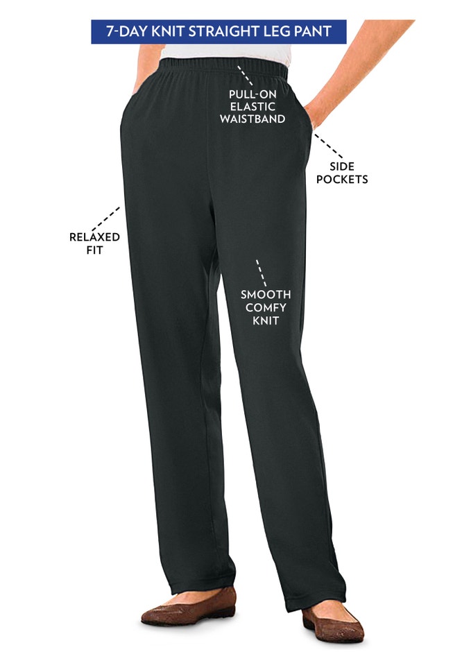 7-Day Knit Straight Leg Pant image number 0