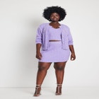 Sweater Mini Skirt with Pockets image number null