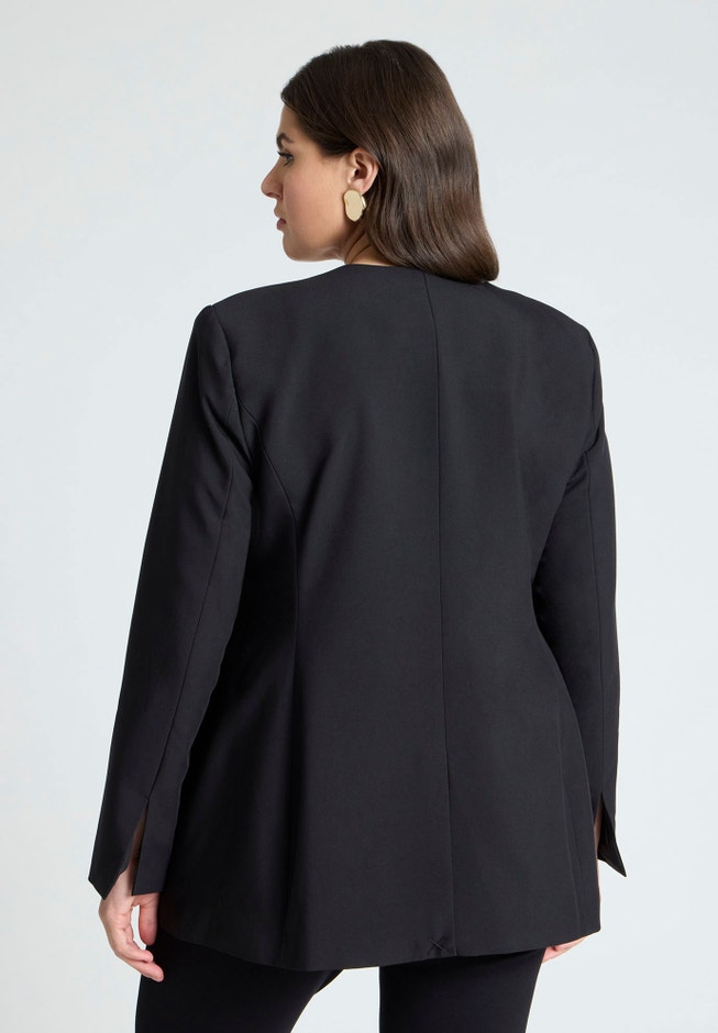 Cutaway Neckline Blazer image number 1