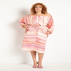 Ruched Midi Skirt image number null