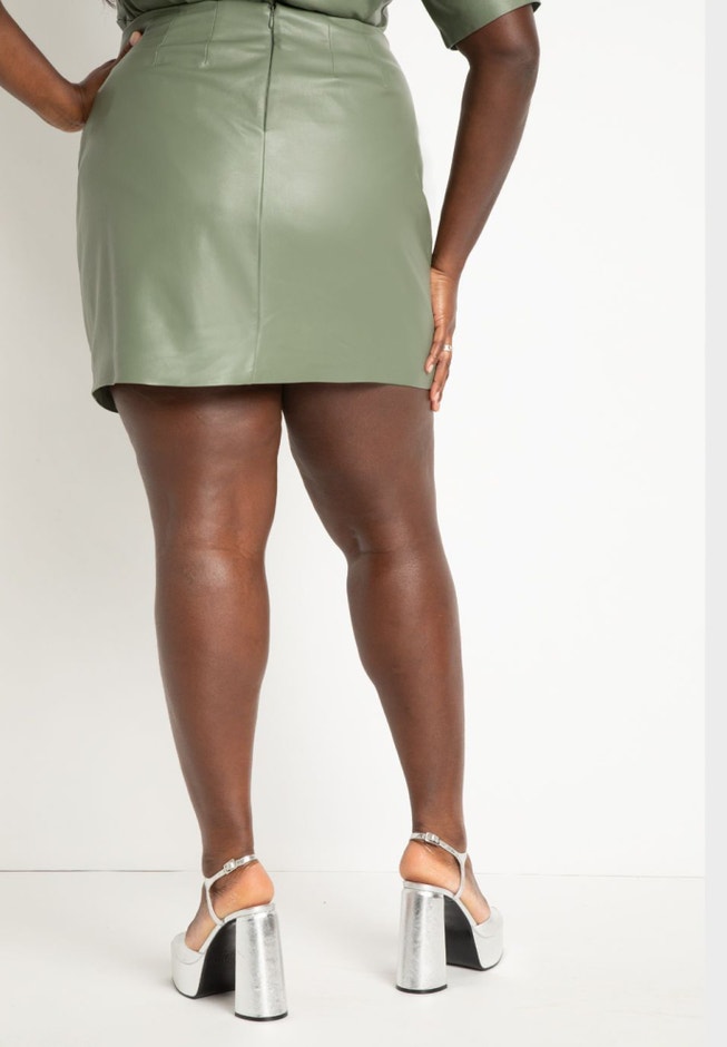 Seam Detail Mini Skirt image number 2