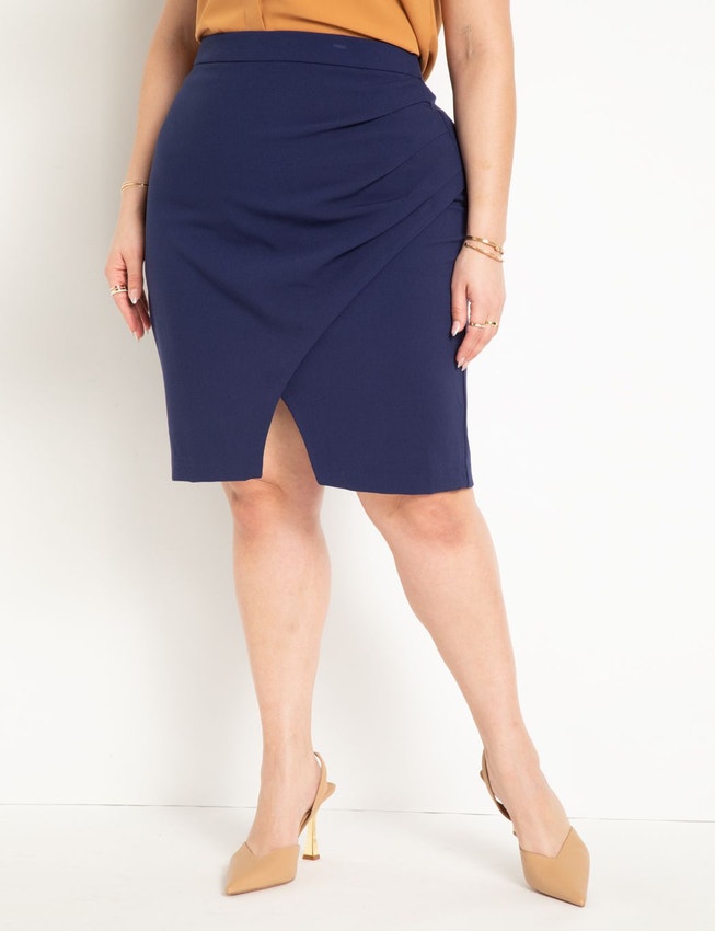 The 365 Suit Wrap Pencil Skirt image number 1