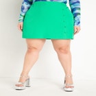 Button Detail Mini Skirt image number null