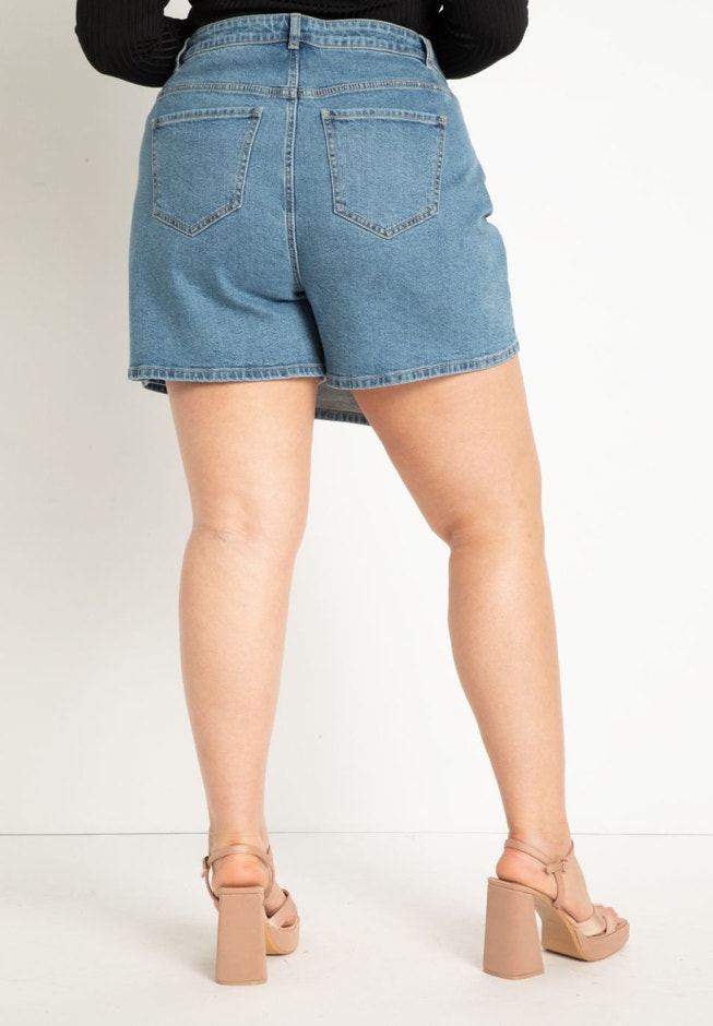 Denim Skort image number 1