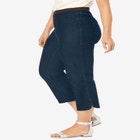 Stretch Denim Crop Jeggings image number null