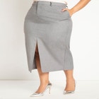 Front Slit Maxi Skirt image number null