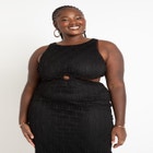 Cutout Crochet Dress image number null