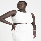 Cutout Crochet Dress image number null