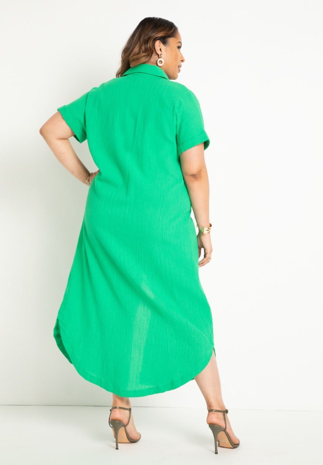 Maxi Shirtdress image number 4