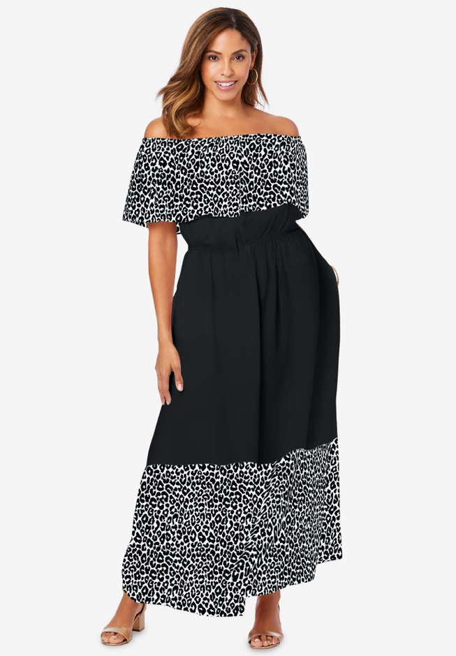 Off-The-Shoulder Maxi Dress image number 0
